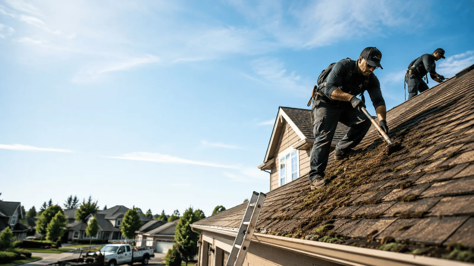 Roof Moss Removal in Grandview, WA near me